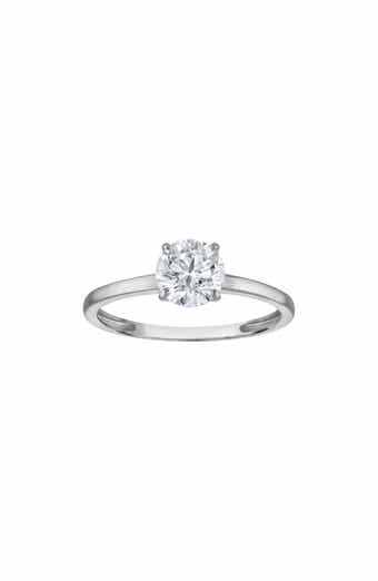 FZN 14K Gold Lab Grown Diamond Solitaire Ring