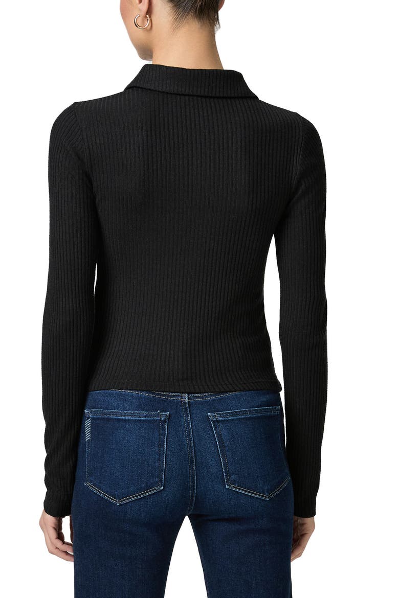 Eden Rib Top, Alternate, color, BLACK