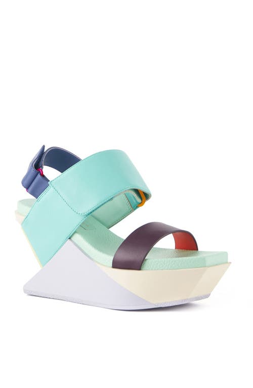 United Nude Delta Wedge Sandal In Multi