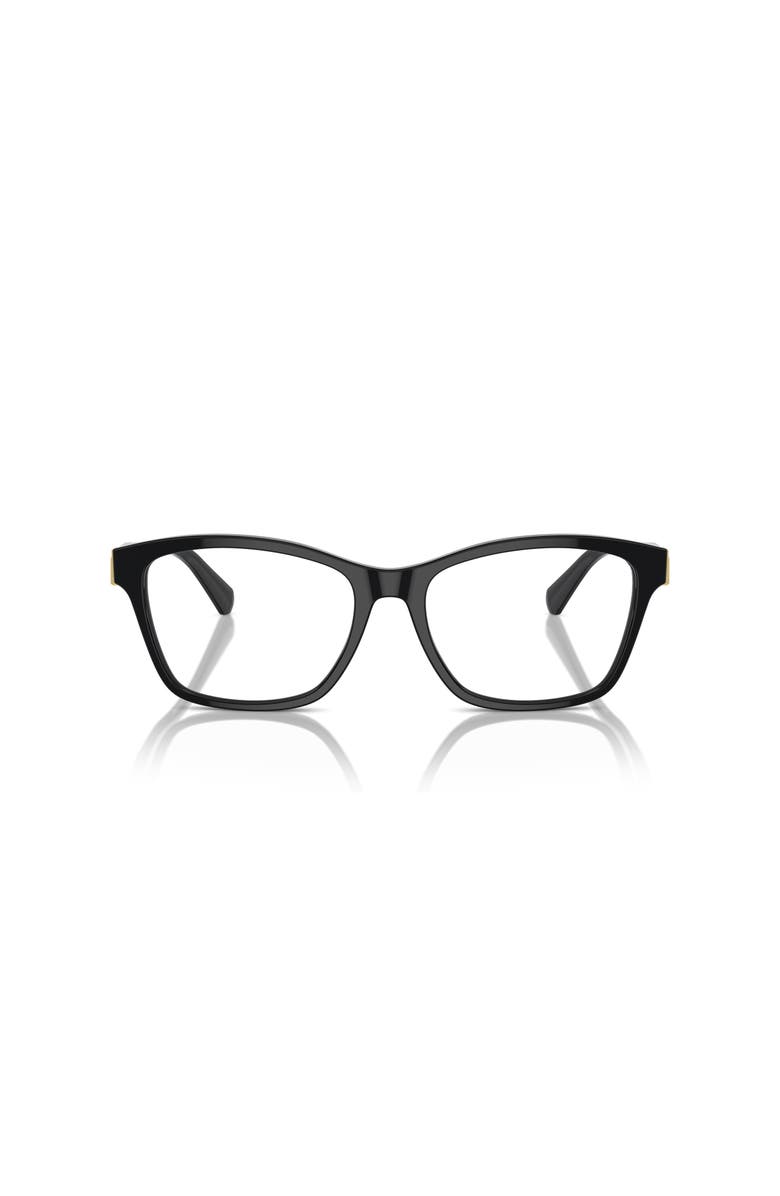 Ralph Lauren 56mm Cat Eye optical glasses, Alternate, color, Black