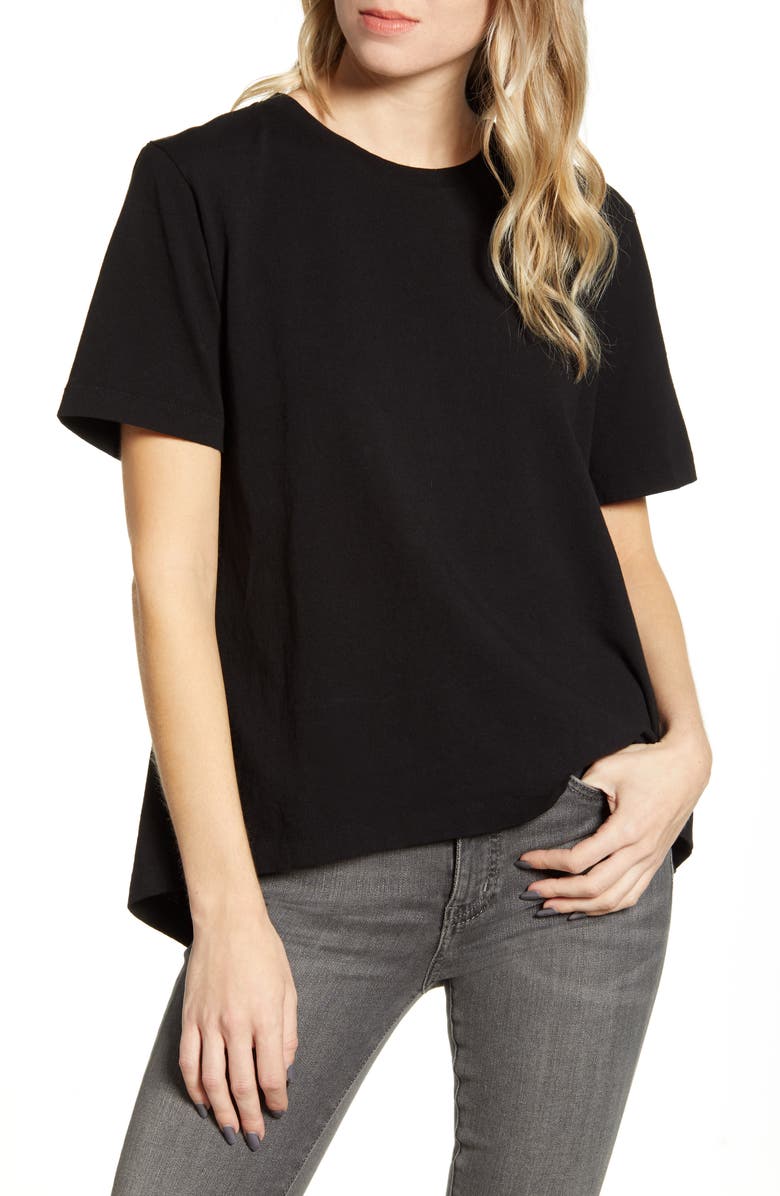 Citizens of Humanity Lenu Pleat Back Cotton Top, Main, color, 