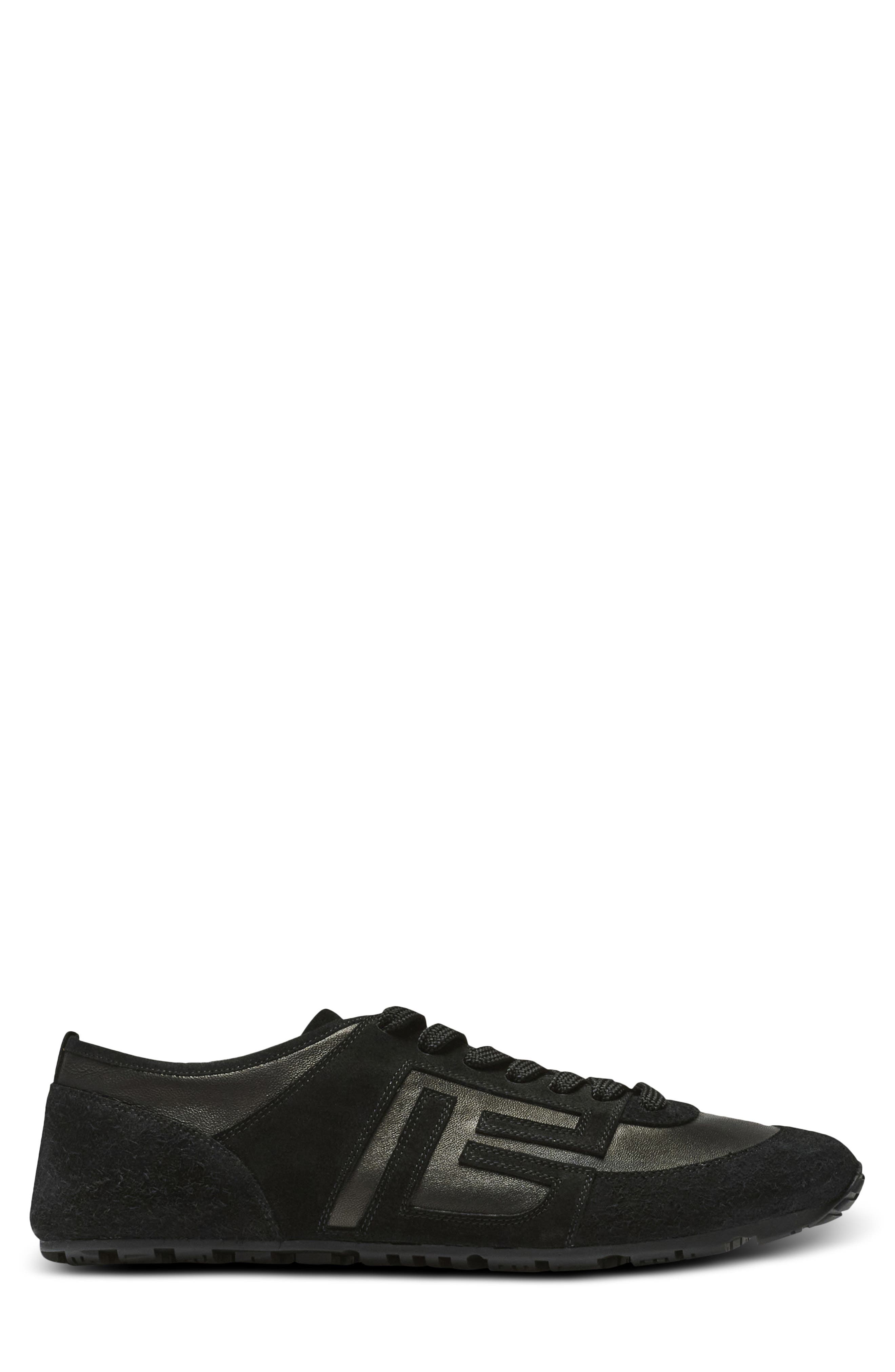 Balmain Racer 45 Low Top Sneaker, Alternate, color, 0Pa Black