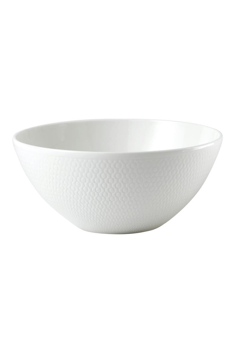 Gio Bone China Soup/Cereal Bowl, Main, color, WHITE