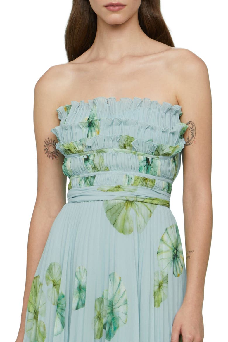 Cathy Midi Dress, Alternate, color, Lilypad Pond
