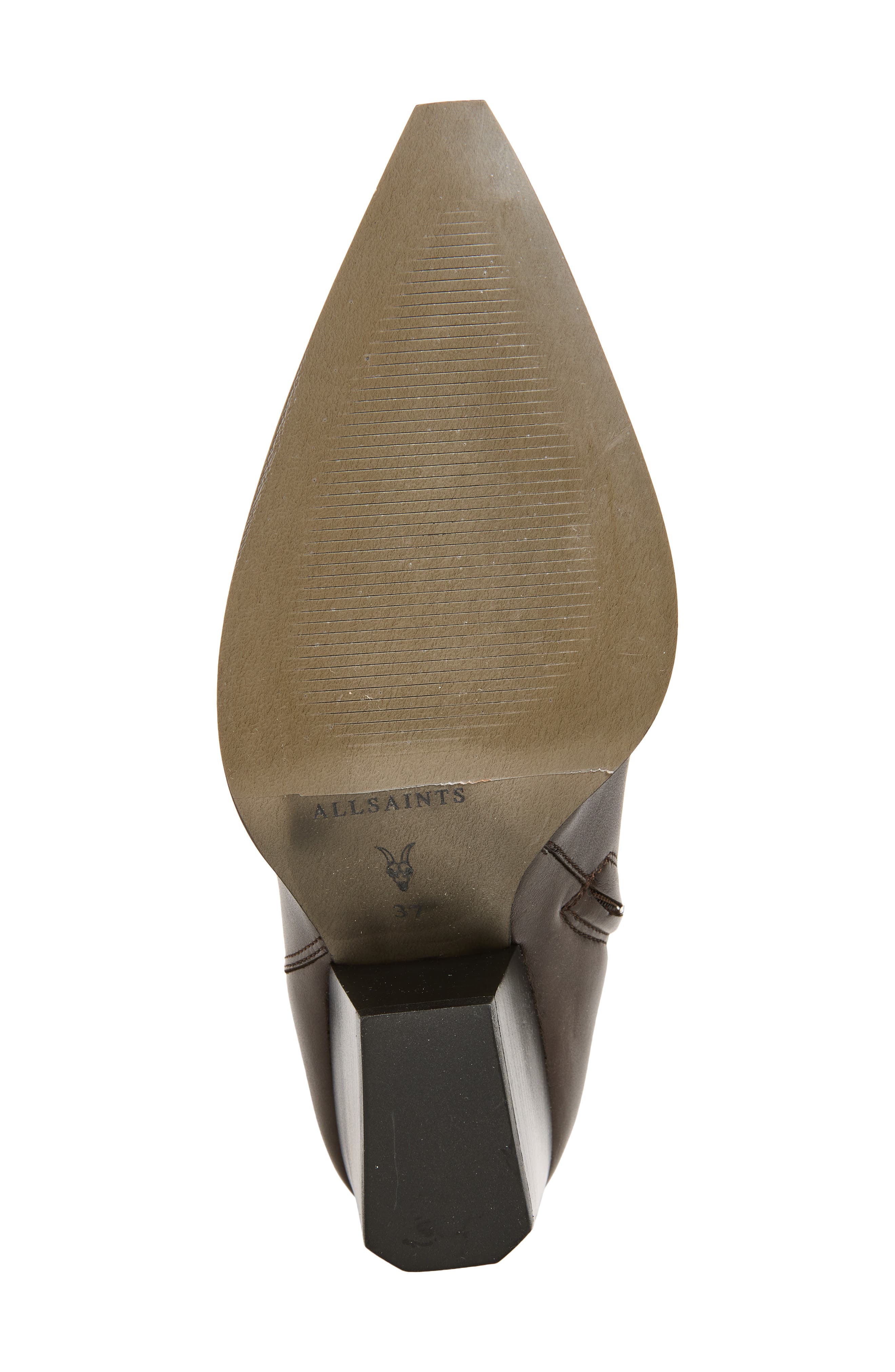 AllSaints Reina Over the Knee Boot, Alternate, color, Brown