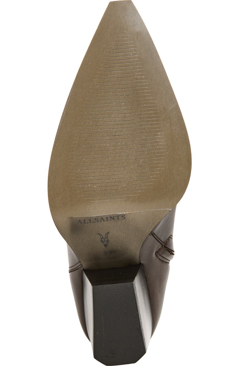 AllSaints Reina Over the Knee Boot, Alternate, color, Brown