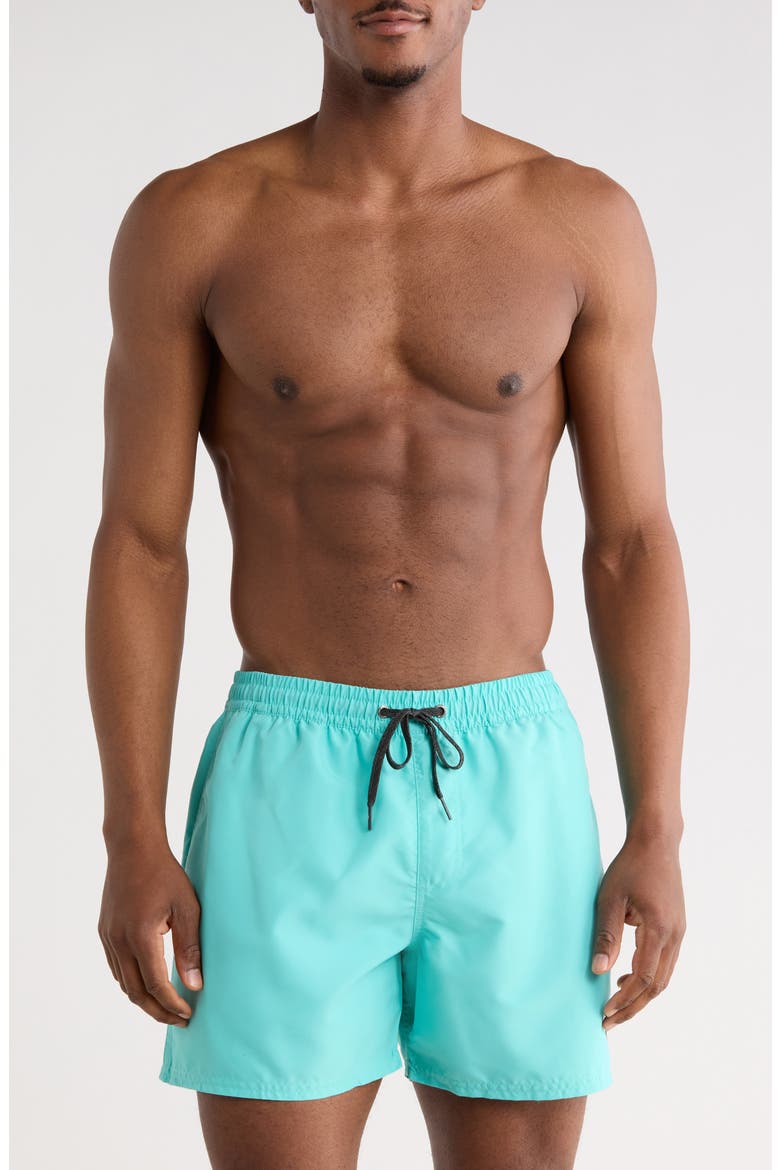 Everyday Volley 15-Inch Swim Trunks, Main, color, AQUA SKY