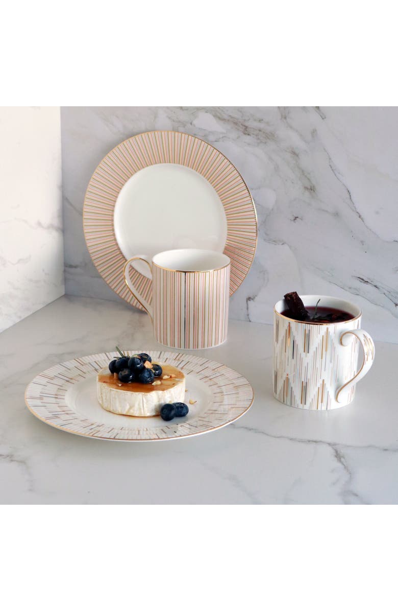 Prouna Luminous Salad / Dessert Plate, Alternate, color, White