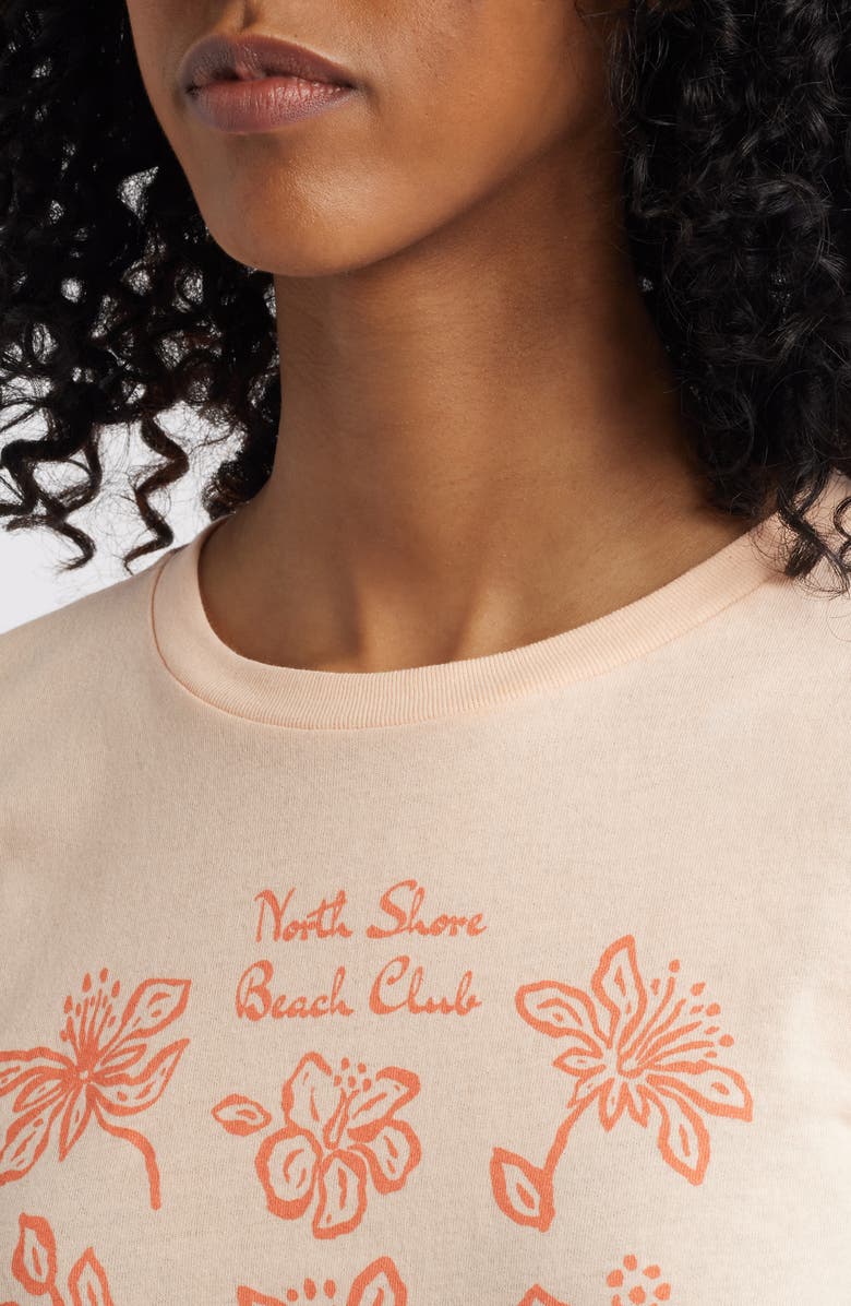 GOLDEN HOUR North Shore Cotton Graphic T-Shirt, Alternate, color, Peach Parfait