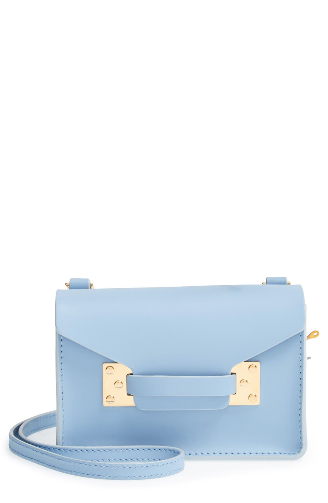 'Nano Milner' Crossbody Bag, Main, color, SKY BLUE