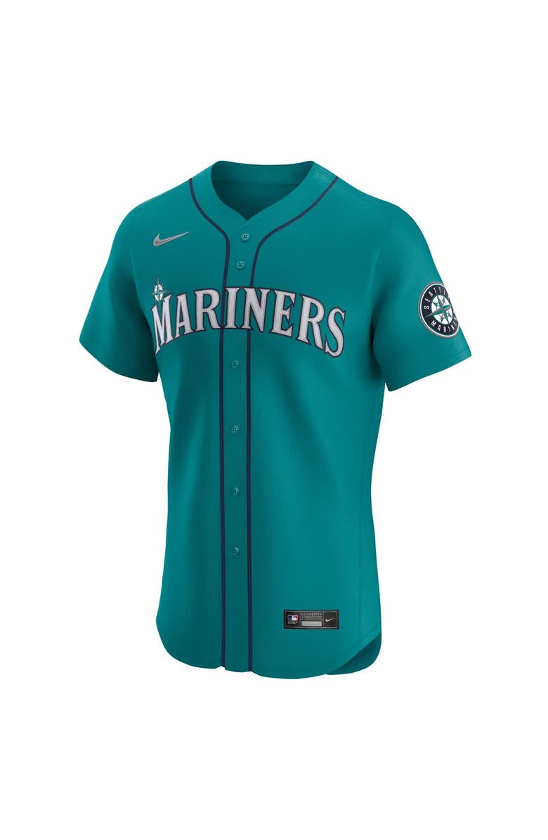 Nike Men's Nike Julio Rodríguez Aqua Seattle Mariners Alternate Elite Jersey, Alternate, color, Aqua
