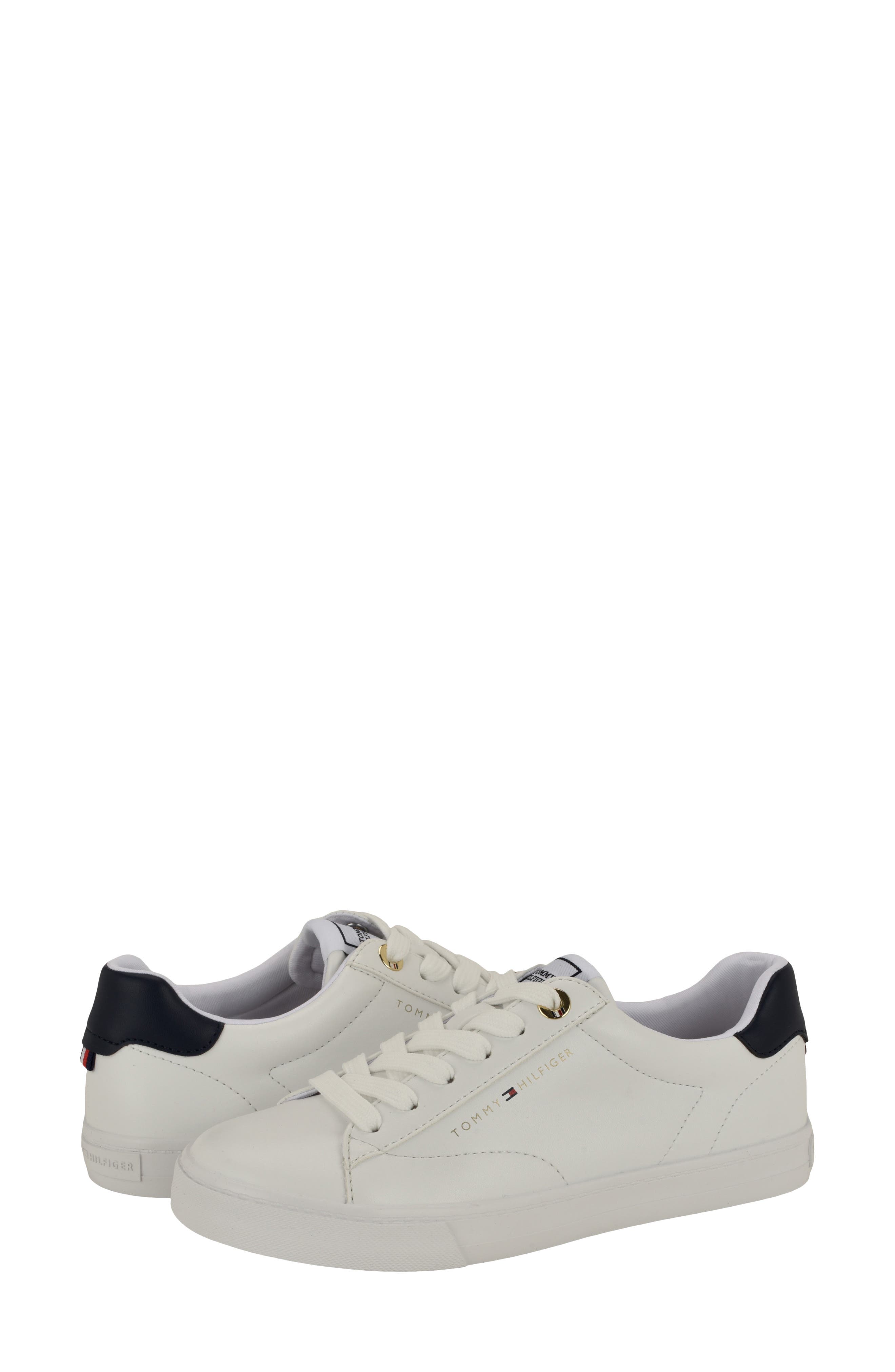 Lernia Sneaker, Alternate, color, WHITE/ NAVY