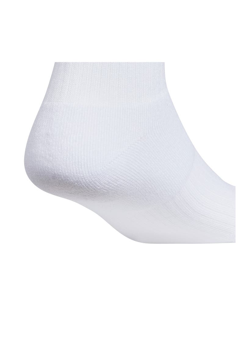 3-Pack AEROREADY 3.0 Cushioned Sport Quarter Socks, Alternate, color, WHITE/ BLACK
