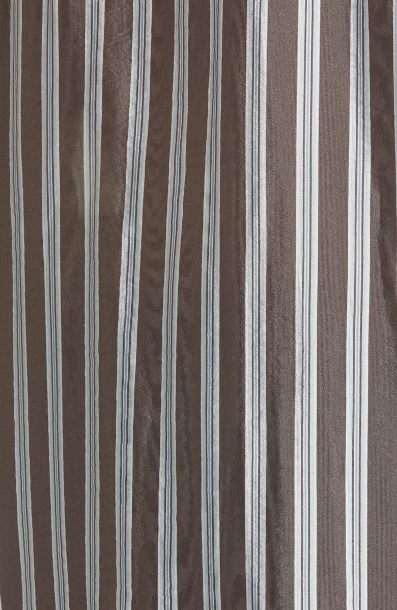 Ganni Stripe Oversize Button-Up Shirt, Alternate, color,