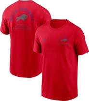 Nike Men's Nike Red Buffalo Bills Split Logo T-Shirt