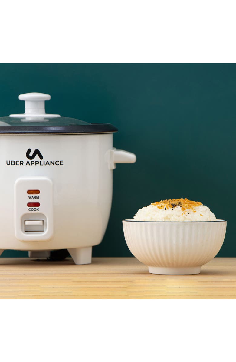 UBER APPLIANCE 6-Cup Rice Cooker, Alternate, color, White