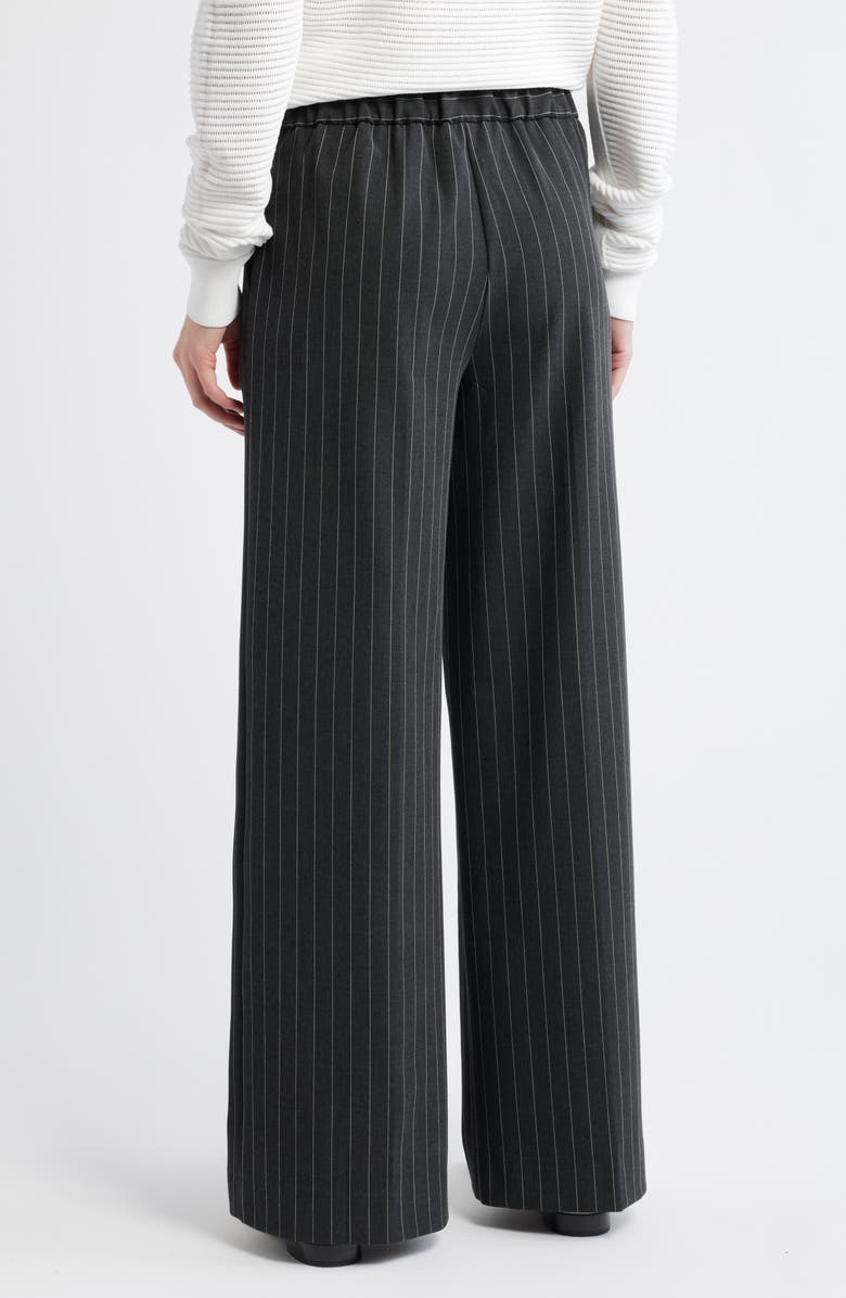 Nordstrom Pinstripe Wide Leg Pants, Alternate, color, 