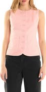 Endless Rose Sleeveless Linen Blend Top