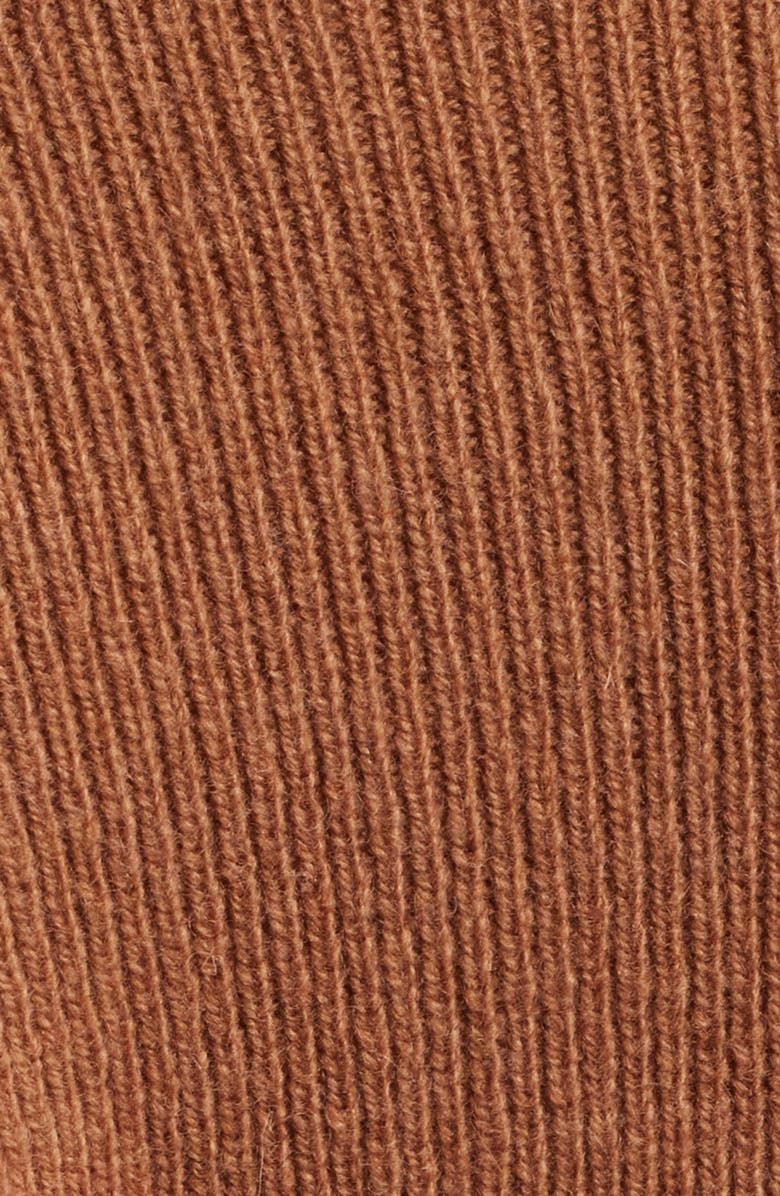 HOUSE OF CB Madison Wool Drape Cardigan, Alternate, color, Chestnut