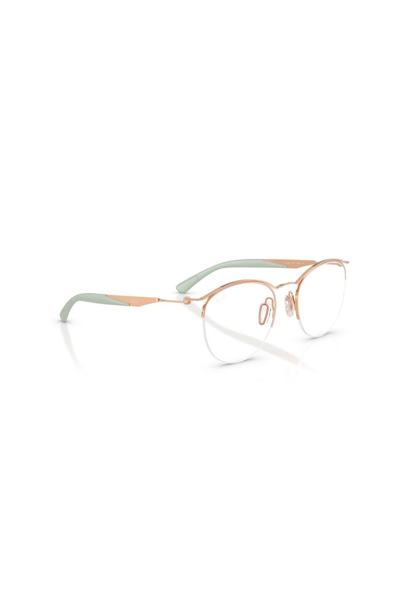50mm Round optical glasses, Alternate, color, Pink