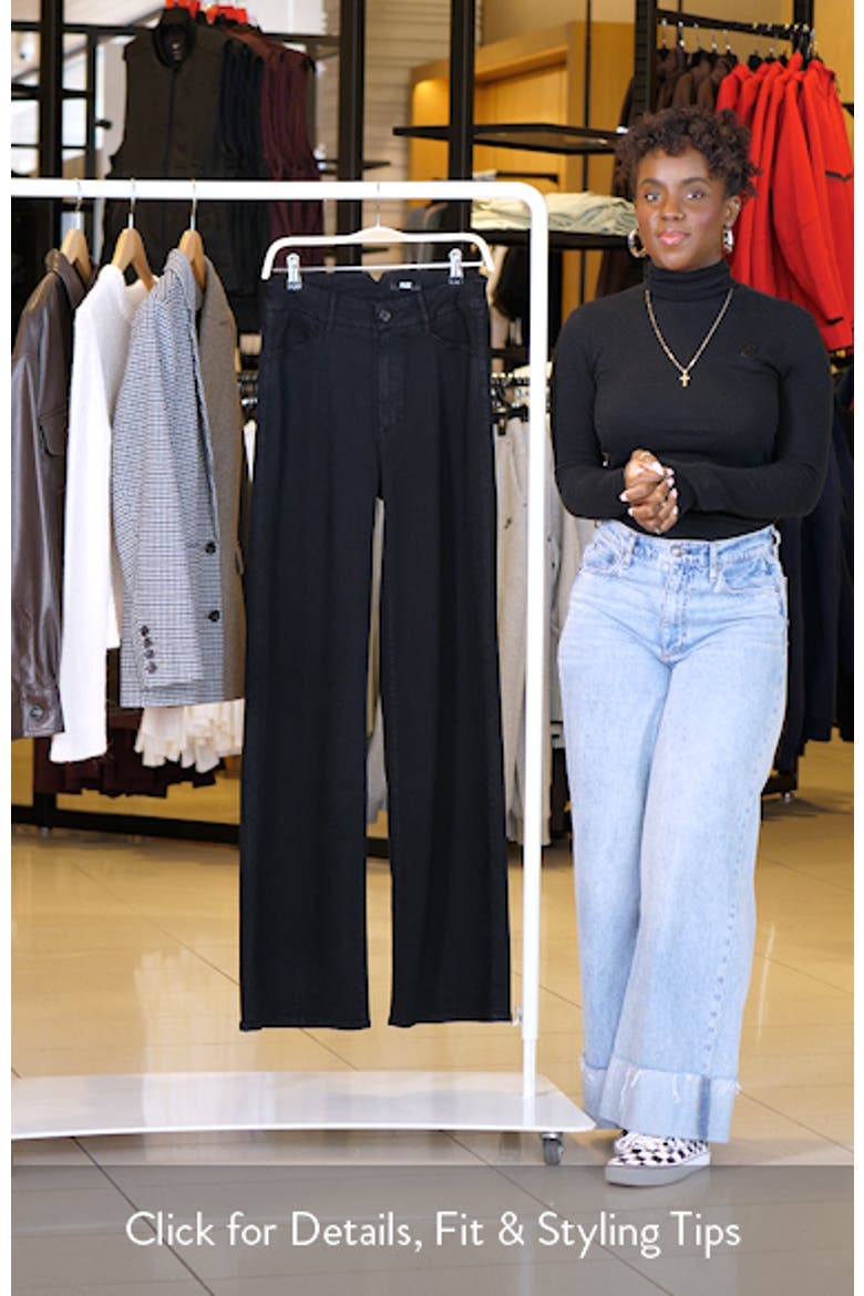 Sasha High Waist Wide Leg Jeans video