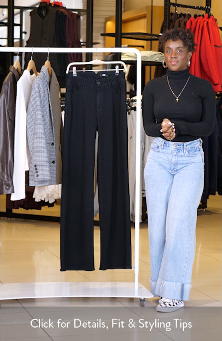 Sasha High Waist Wide Leg Jeans, sales video thumbnail