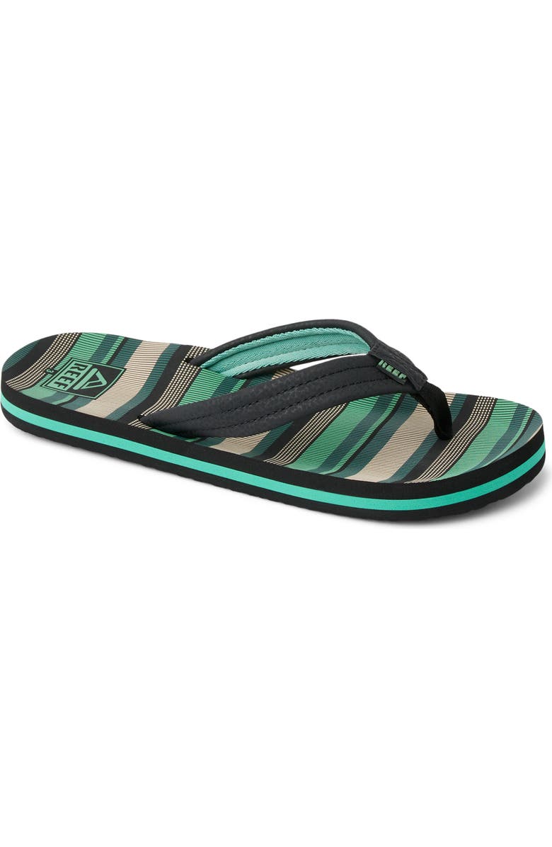 Reef Ahi Flip Flop, Main, color, Blanket Stripe