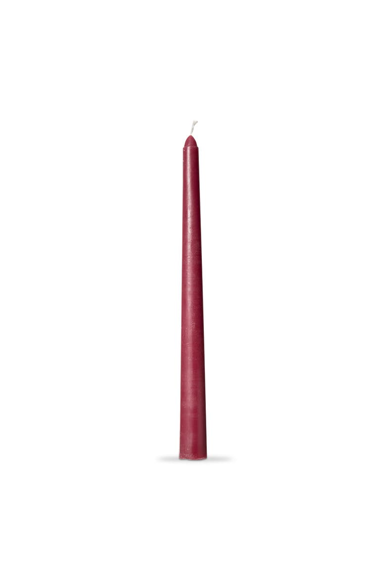 Color Studio Traditional Taper Unscented Candle Set Plum, Alternate, color, Purple