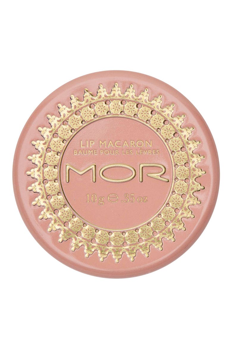 'Peach Nectar' Lip Macaron, Main, color, NO COLOR