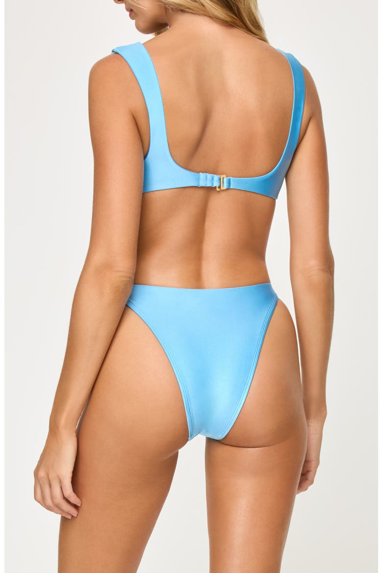 Stella Rose Appliqué Bikini Top, Alternate, color, SEA SPRAY / CREAM