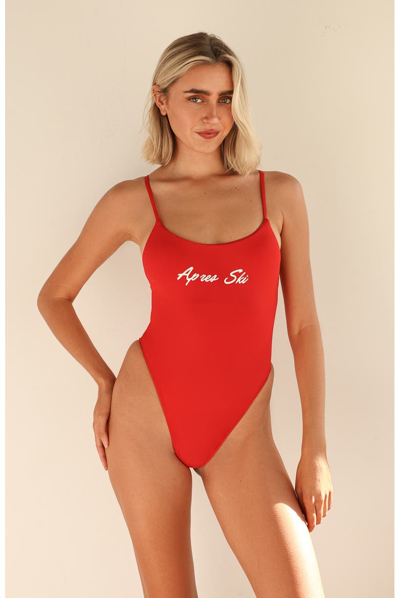 Crystal One Piece, Main, color, Chili