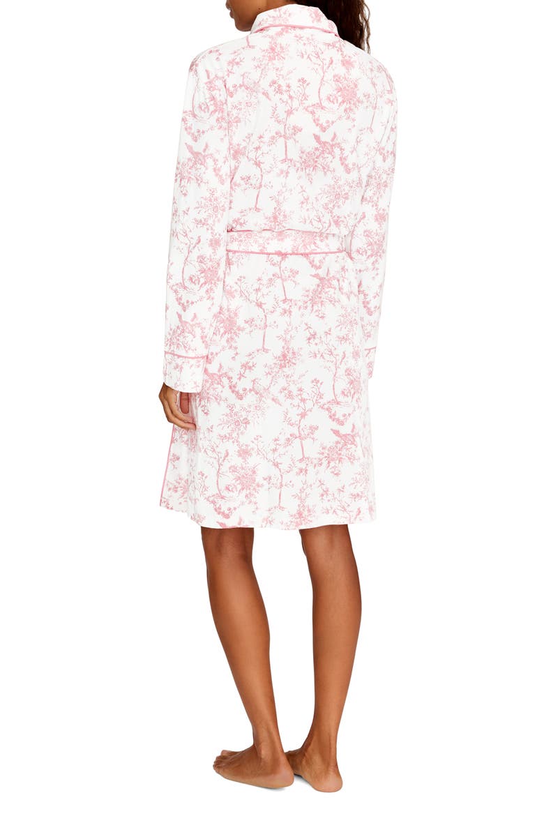 Timeless Toile Pima Cotton Robe, Alternate, color, PINK
