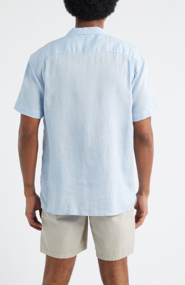 Boardies Short Sleeve Button-Up Camp Shirt, Alternate, color, Blue