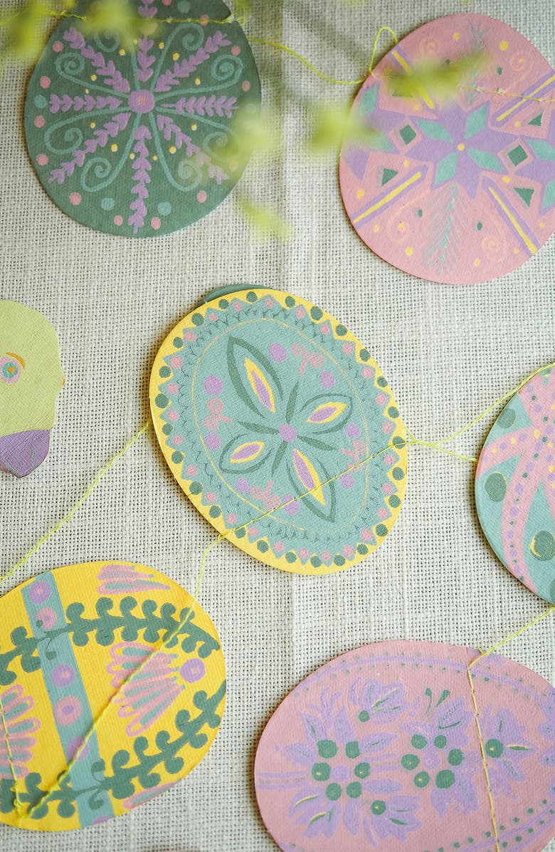 East End Press No. 87 Egg Hunt Garland, Alternate, color, 