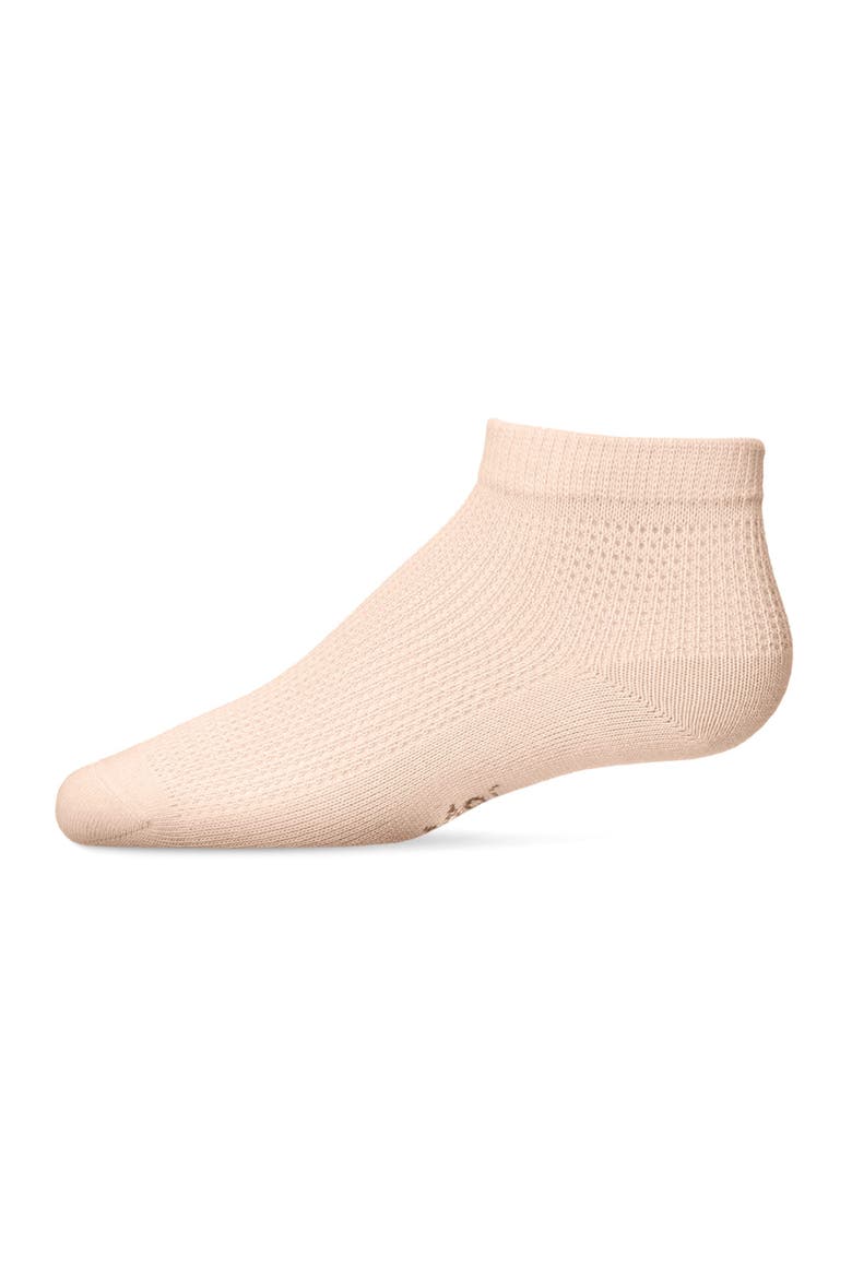 Mesh Anklet Sock, Main, color, Blush