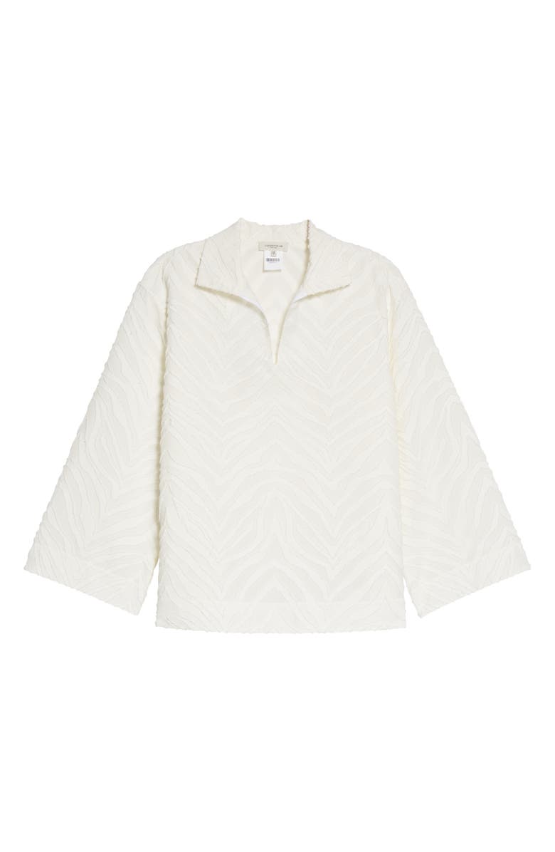Lafayette 148 New York Dales Zebra Jacquard Top, Alternate, color,