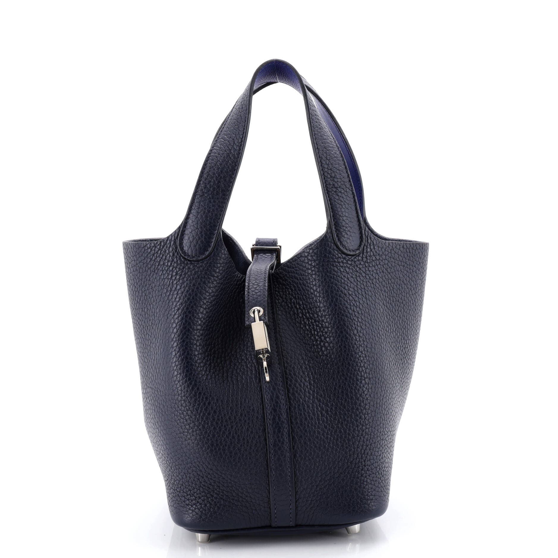 Pre-Owned Hermes Picotin Lock Bag Clemence PM, Main, color, 