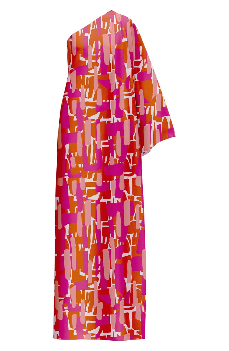 DIARRABLU Satu One-Shoulder Dress, Alternate, color, 