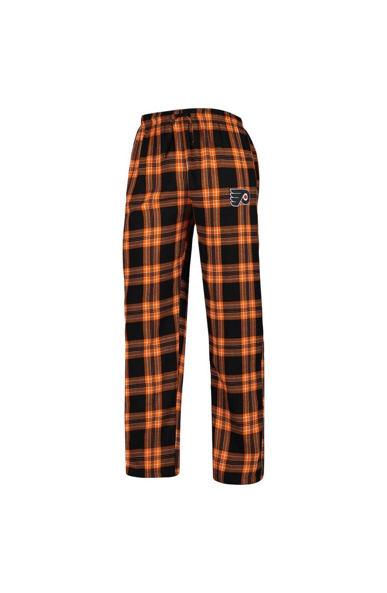 CONCEPTS SPORT Men's Concepts Sport Black/Orange Philadelphia Flyers Badge T-Shirt & Pants Sleep Set, Alternate, color, 