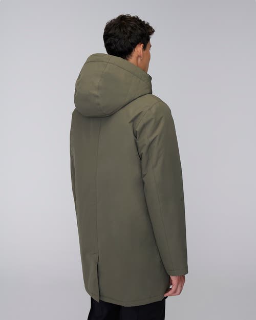 Quartz Co. Labrador | Hooded Down Winter Jacket In Olive