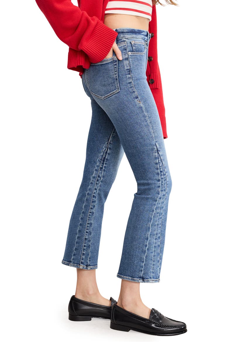 Good Legs Crop Mini Bootcut Jeans, Alternate, color, INDIGO917