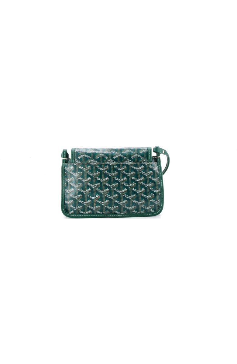 Pre-Owned Goyard Plumet Clutch Wallet Printed Coated Canvas, Alternate, color, Green