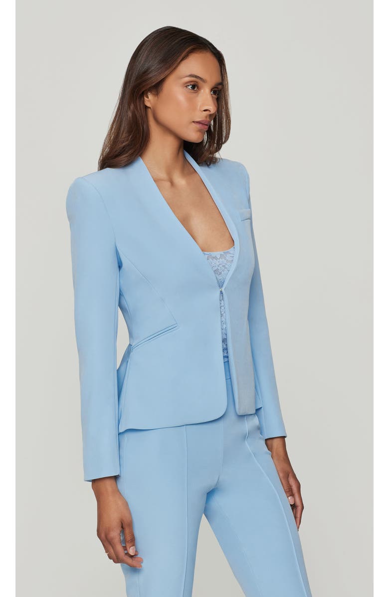 Generation Love Sebas Peplum Crepe Jacket, Alternate, color, Light Blue