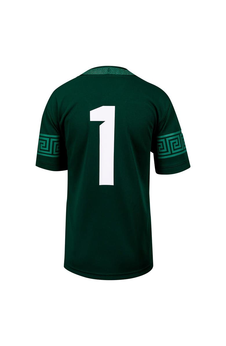 Nike Youth Nike #1 Green Michigan State Spartans Untouchable Replica Game Jersey, Alternate, color, 
