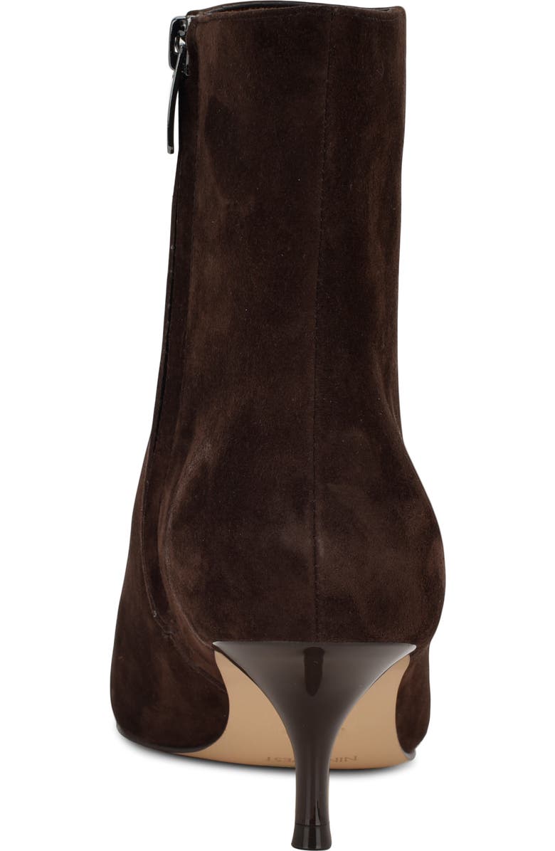 Nine West Hermena Kitten Heel Bootie, Alternate, color, Dark Brown