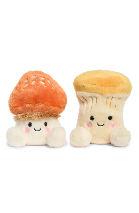 Kids' Palm Pals Mushrooms Set of 2 Plush Toys