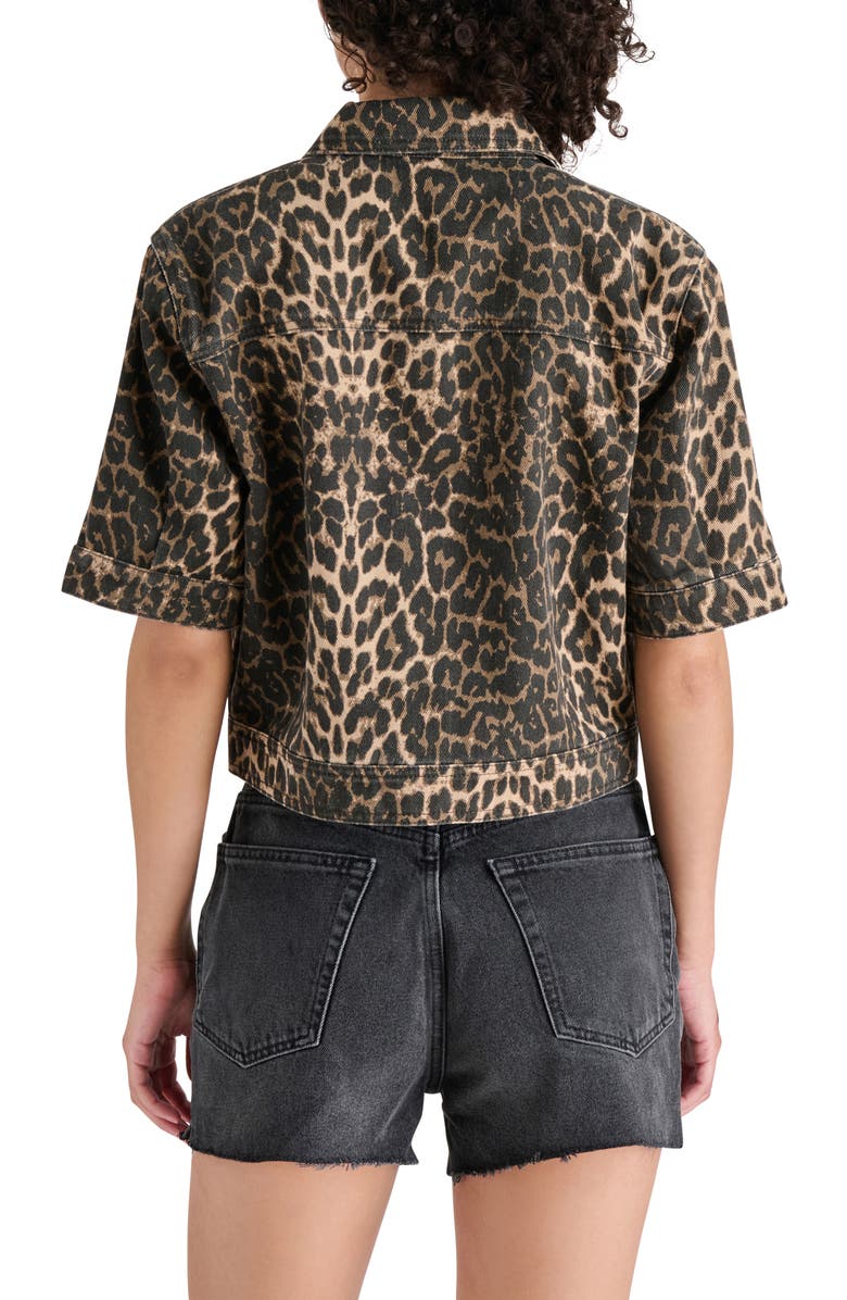 Steve Madden Short Sleeve Denim Jacket, Alternate, color,