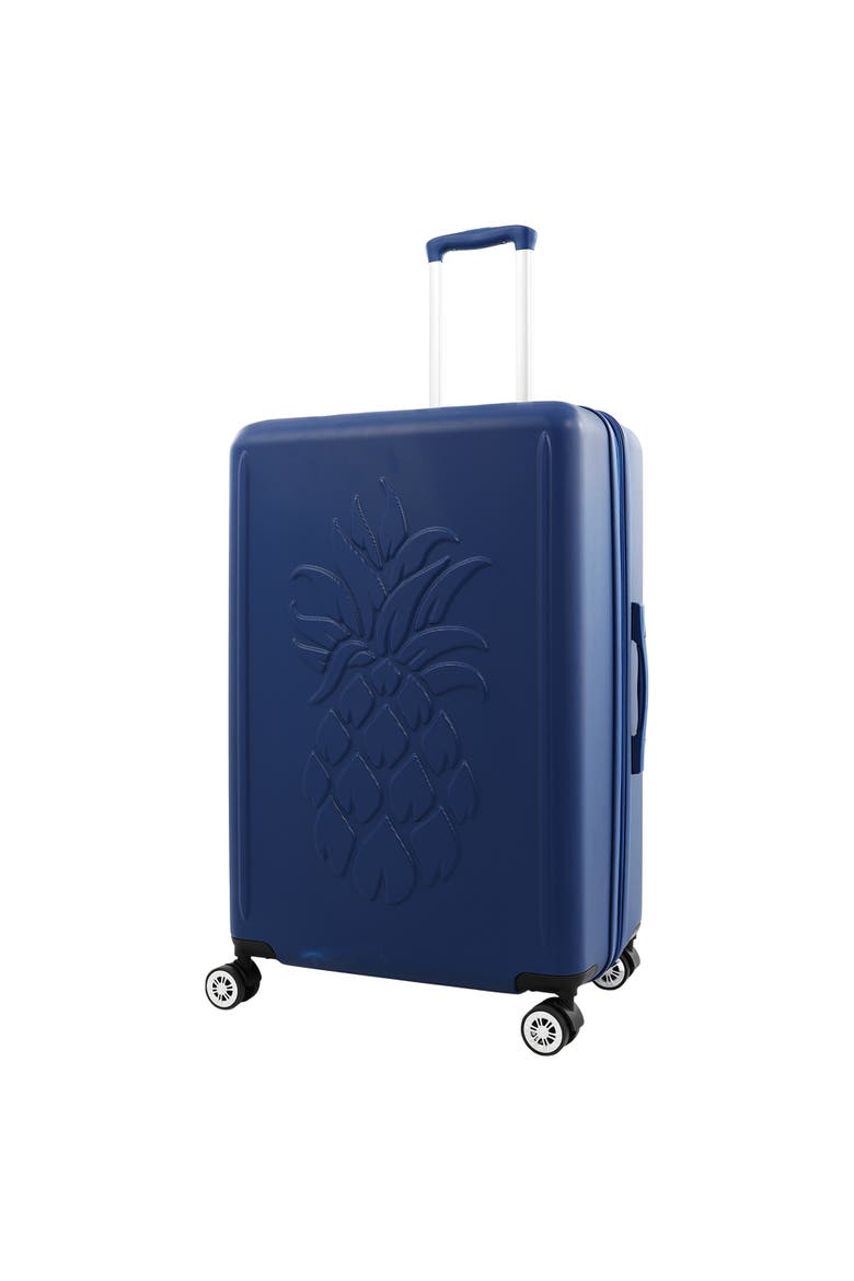 30" Hardside Spinner Luggage with 3D Pineapple, Main, color, NAVY