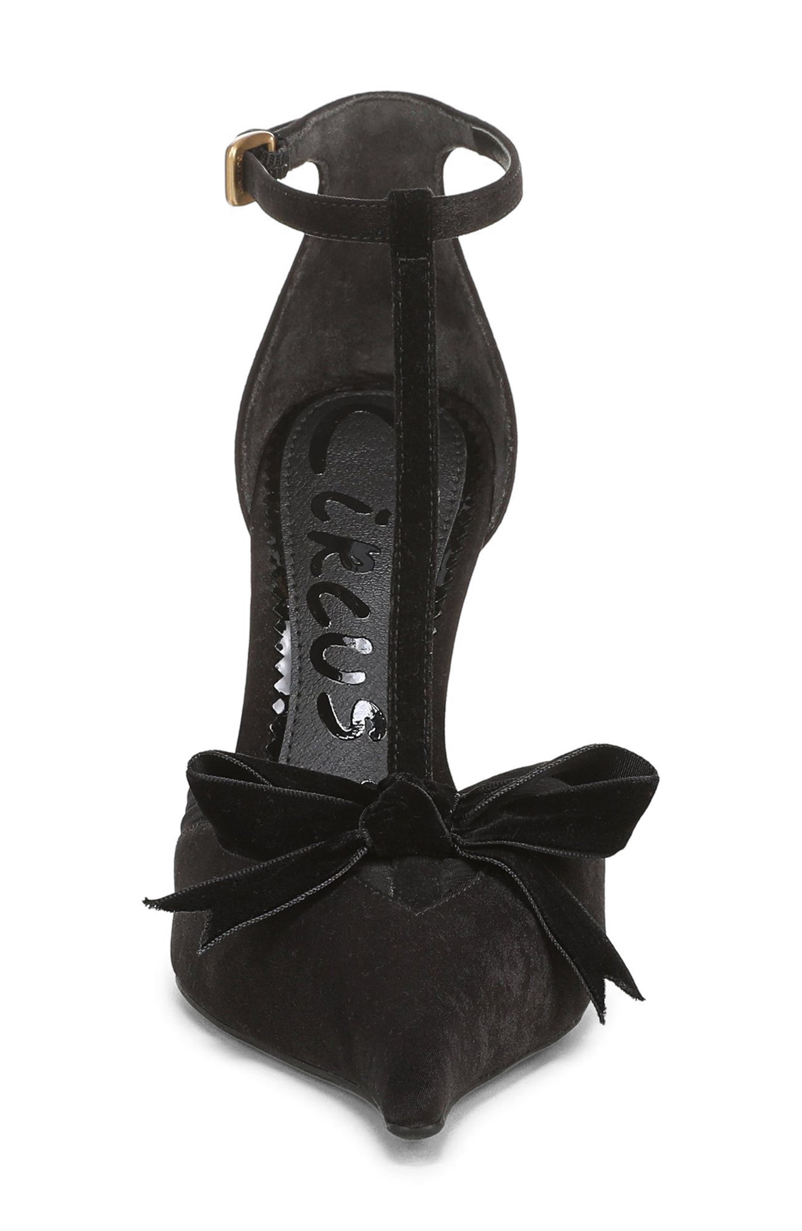 Odina T-Strap Pump, Alternate, color, BLACK
