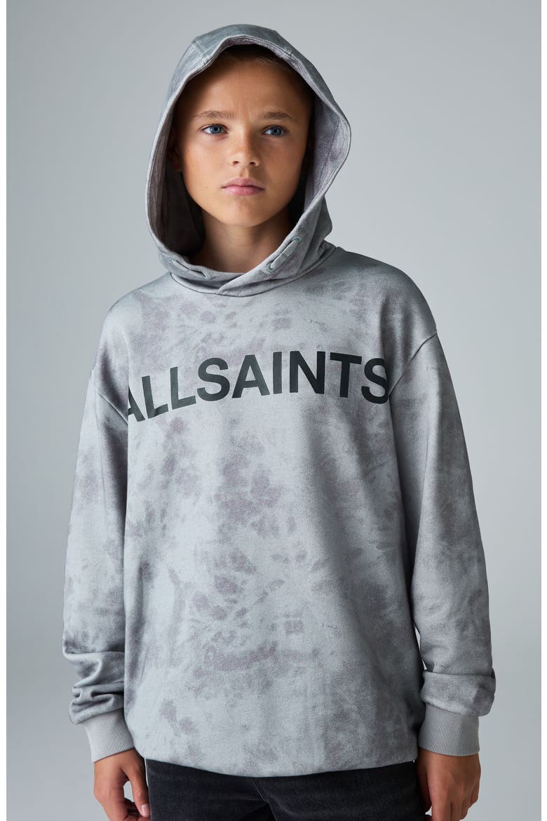 Kids' Underground Oversize Tie Dye Hoodie, Alternate, color, GREY